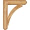 Ekena Millwork Thorton Craftsman Rough Sawn Bracket w/ Offset Brace, Western Red Cedar, 8"W x 32"D x 40"H BKT0806X32X40THR04RWR - alternate 2